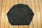 Vintage 1990s Morning Sun Trees Nature Crewneck Sweatshirt Men's Large