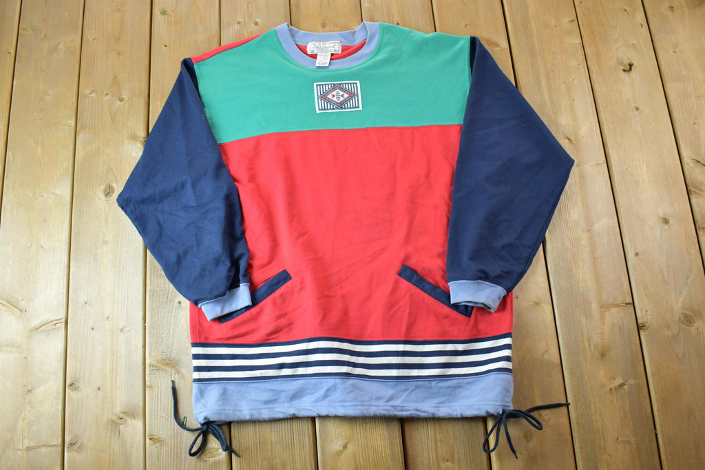 Vintage 1990s Gina Peters Crazy Yacht Boating Sweater