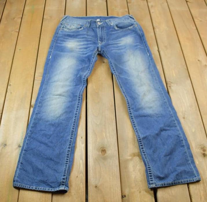 Vintage Y2K True Religion Denim Jeans Size 36x32