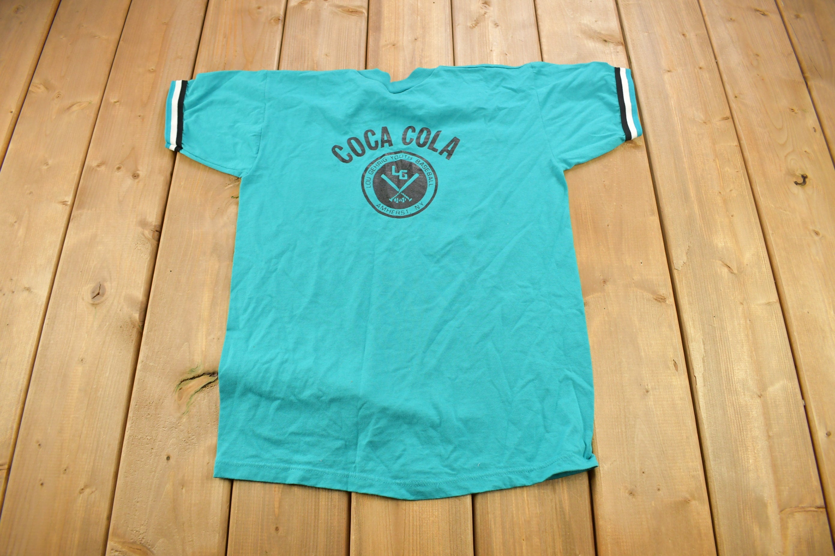 Vintage 1990s Florida Marlins MLB Russell Athletics Youth Size T-Shirt
