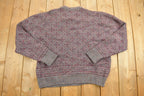 Vintage 1990s McGregor Geometric Patterned Crewneck Sweater