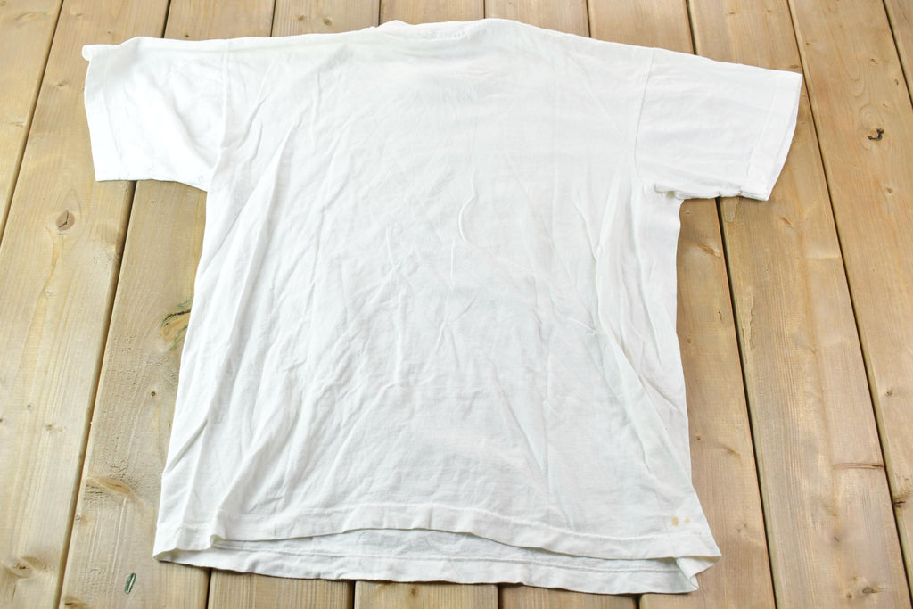 Vintage 1990s Single Stitch Graphic T-Shirt Made In USA