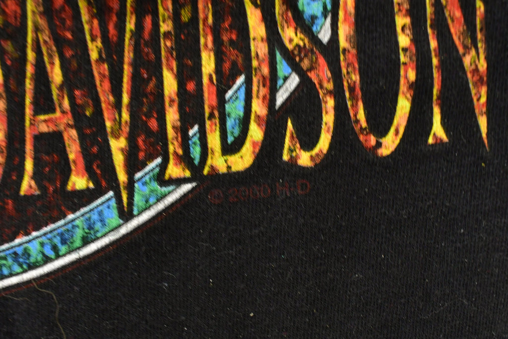 Vintage 2000 Harley Davidson Motorcycles Skull T-Shirt