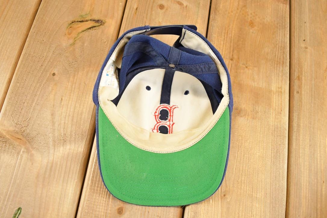Vintage 1990s Boston Red Sox MLB Snapback Hat /