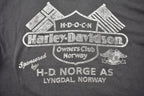 Vintage 1991 Hunderfossen Norway Super Rally Harley Davidson T-Shirt