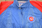 Vintage 1990s Chicago Cubs MLB Embroidered Logo Windbreaker Jacket