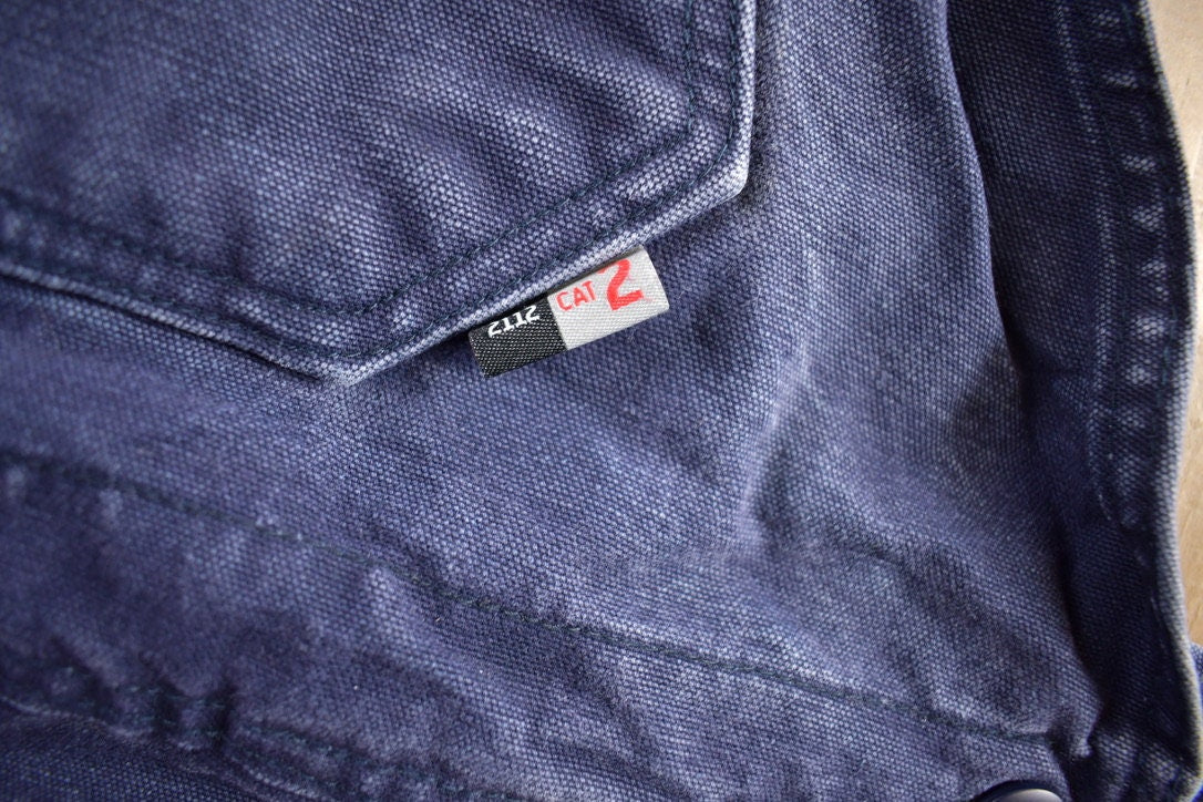 Vintage 1990s Carhartt Double Knee Canvas Overalls Size 40x32