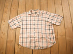 Vintage 1990s John Henry Plaid Button Up Shirt
