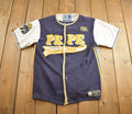 Vintage 1990s Pepe Jeans Embroidered Button Up Baseball Jersey