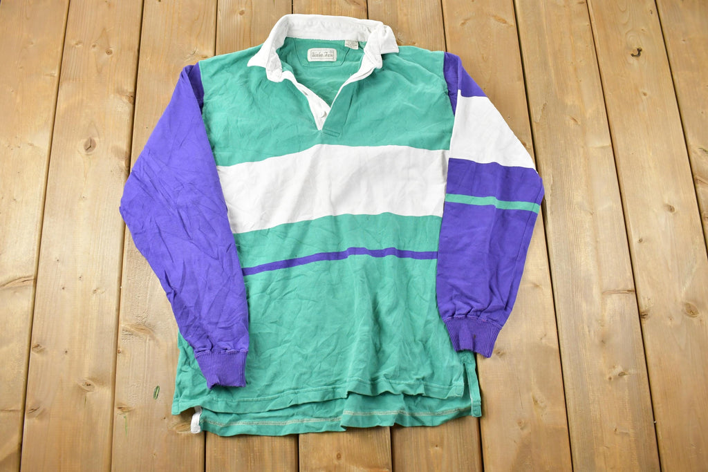 Vintage 1990s Harbour Town Rugby Button Up Shirt