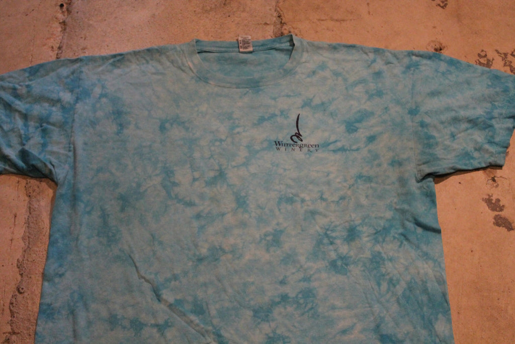 Vintage 1990s Wintergreen Winery Tie Dye Graphic T Shirt