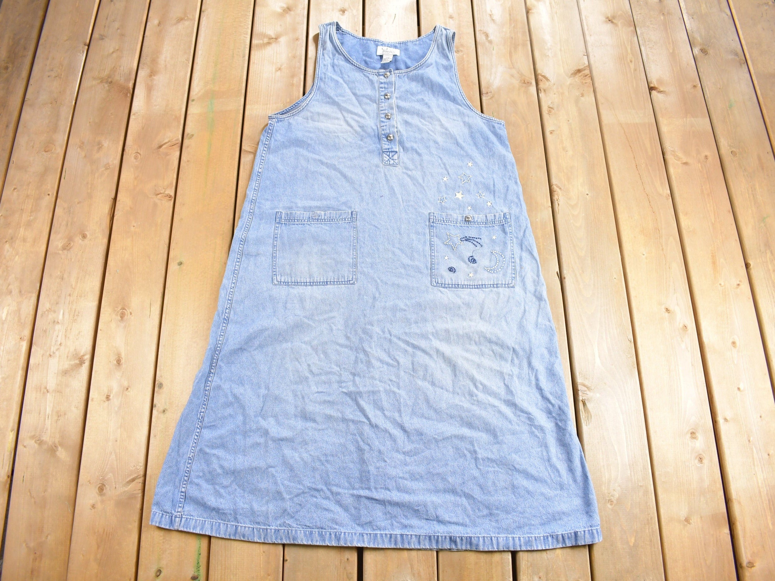 Vintage 1990s Christopher Banks Denim Dress