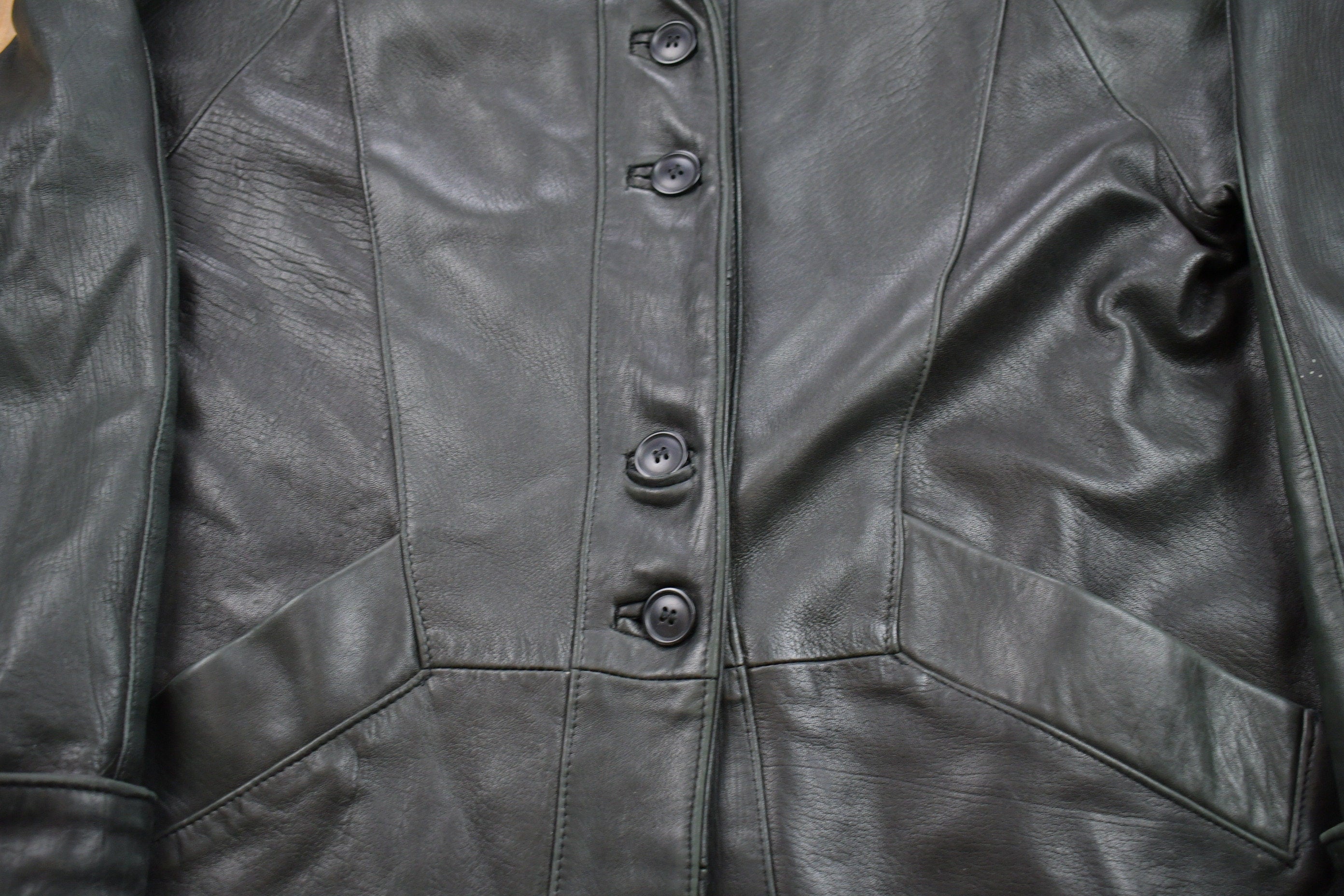 Vintage 1990s The Old Mill Leather Jacket