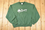 Vintage 1990s Minnesota Wild Winery Graphic Print Crewneck Sweatshirt Men's L