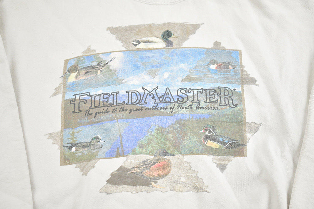 Vintage 1990s Field Master Nature Crewneck Sweater / Ducks / 90s Crewneck / Grandma Sweater / Streetwear / Made In USA / Animal Theme