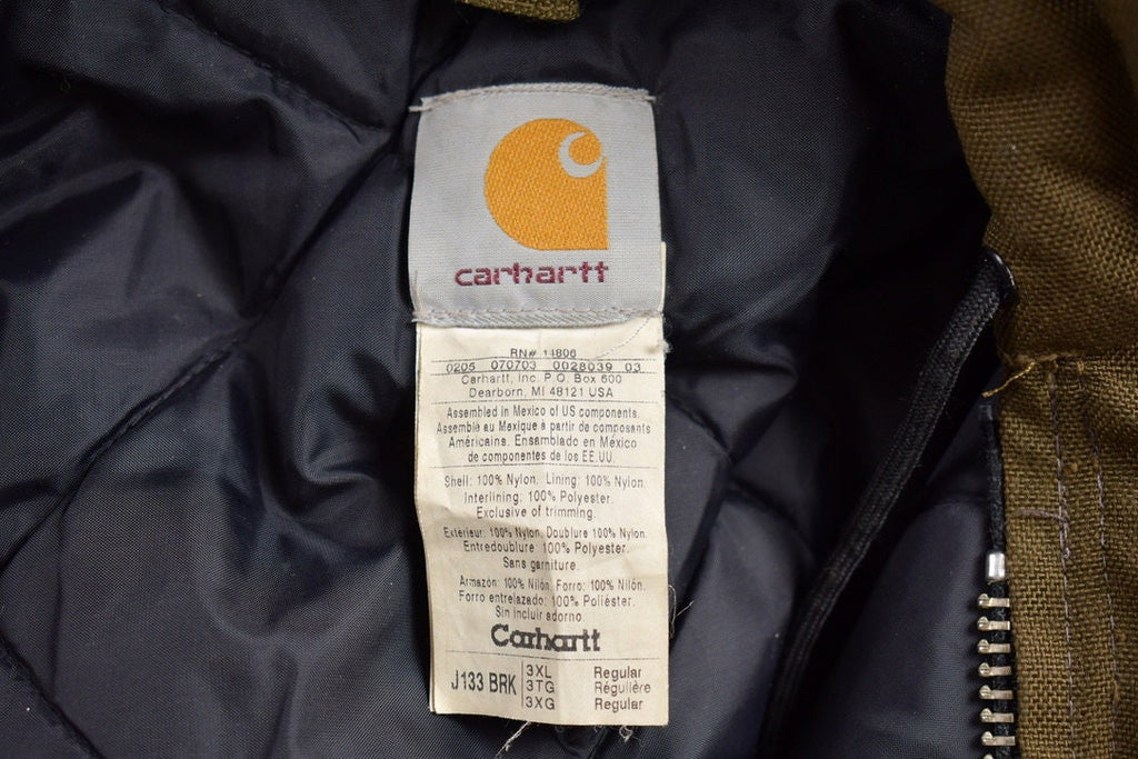 Vintage 1990s Carhartt Hooded Work Jacket
