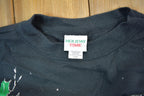 Vintage 1990s Cute Birdhouse Holiday Crewneck Sweater