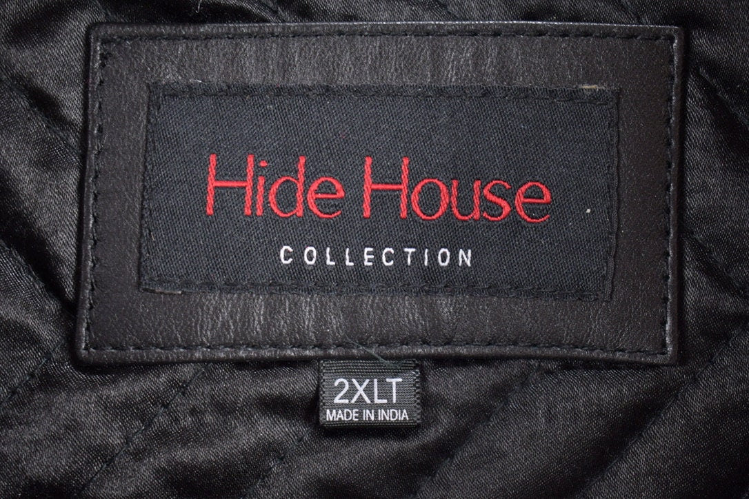 Vintage 1990s Hide House Leather Jacket