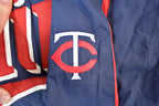 Vintage 1990s Minnesota Twins Majestic Quarter Zip MLB Baseball Windbreaker Jacket