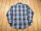 Vintage 1990s Pendleton Plaid Button Up Shirt
