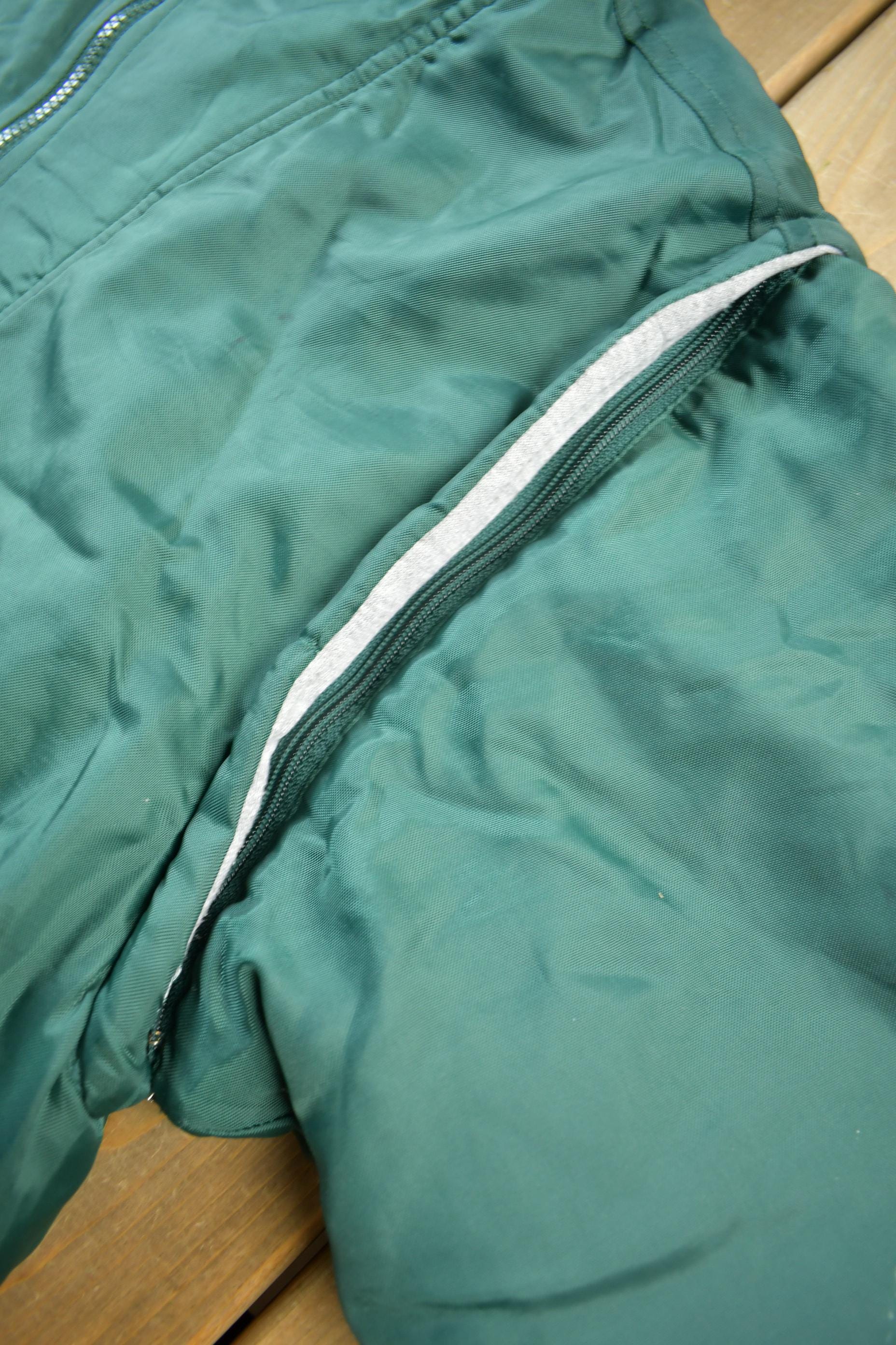 Vintage 1990s Green Bay Packers NFL Puma Quarter Zip Jacket & Vest YOUTH SIZE