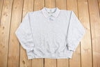 Vintage 1990s Jaclyn Smith Sport Flower Collared Sweatshirt