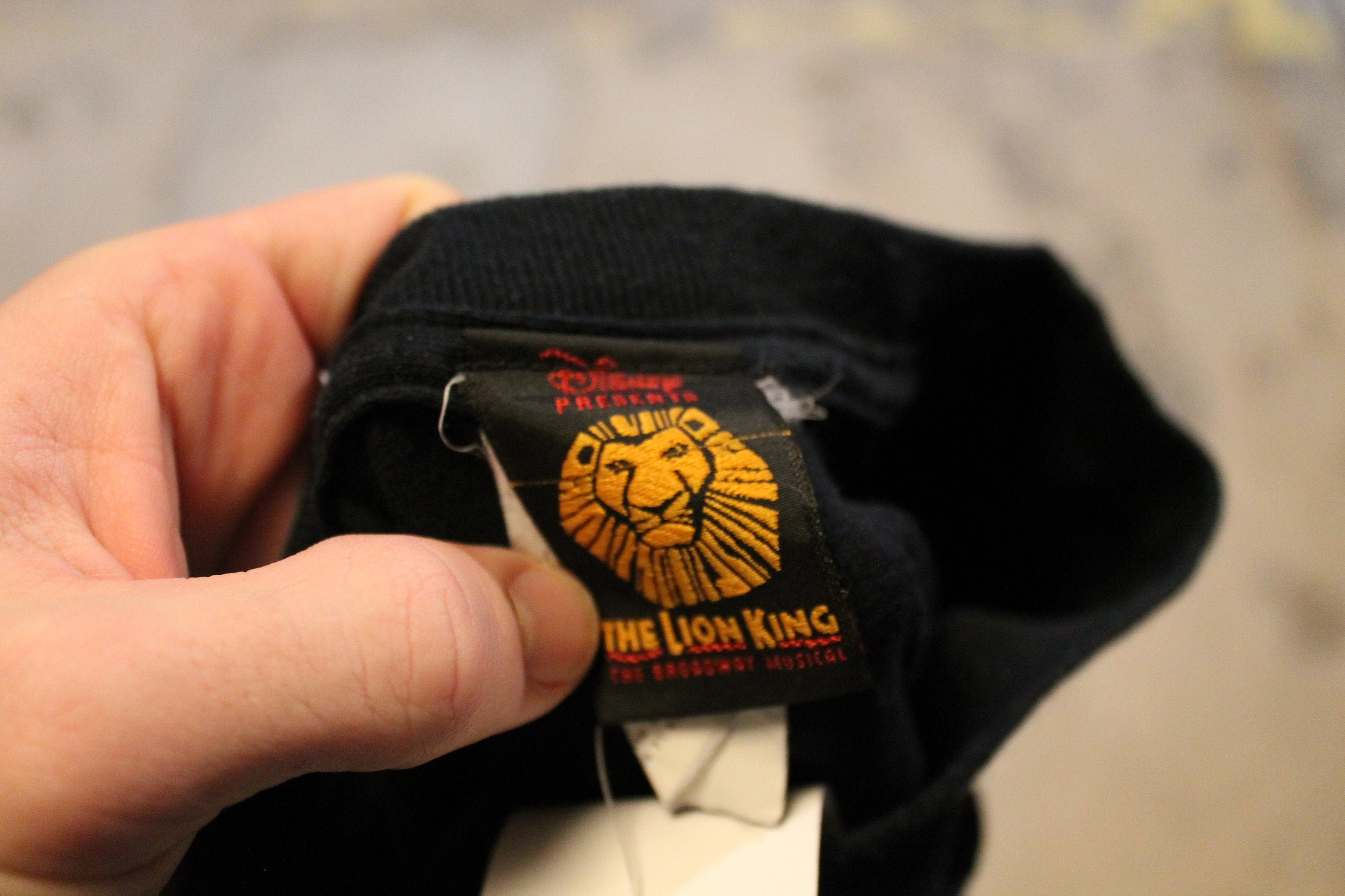 Vintage 1990s Disney The Lion King Musical Promo Graphic T Shirt