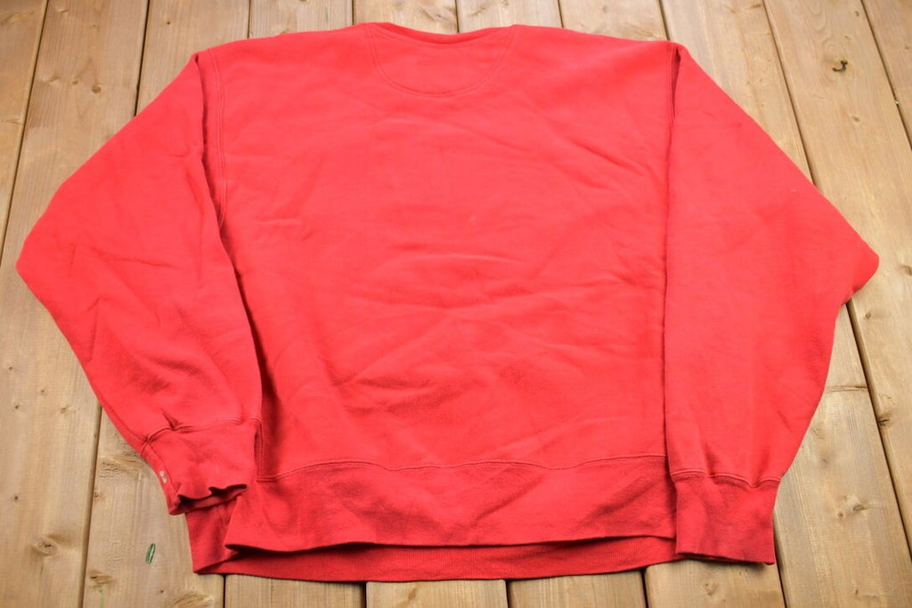 Vintage 1990s University Of Wisconsin Collegiate Basketball Reverse Weave Crewneck