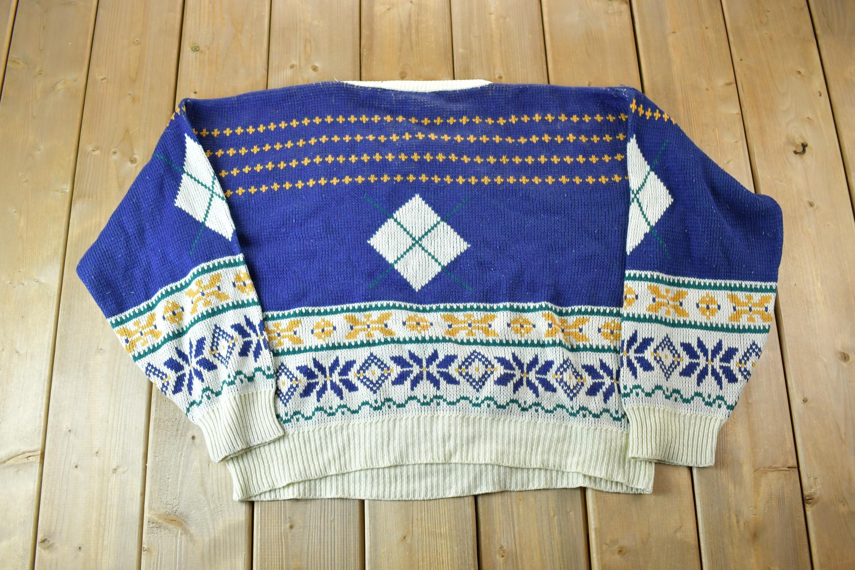 Vintage 1990s Entourage Knit Crewneck Sweater