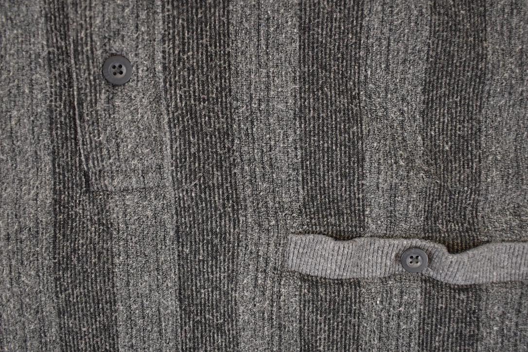 Vintage 1990s Harbour Bay Knit Button Up Shirt Mens XL