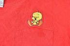 Vintage 1990s Sylvester And Tweety Bird Cartoon Promo Youth T-Shirt