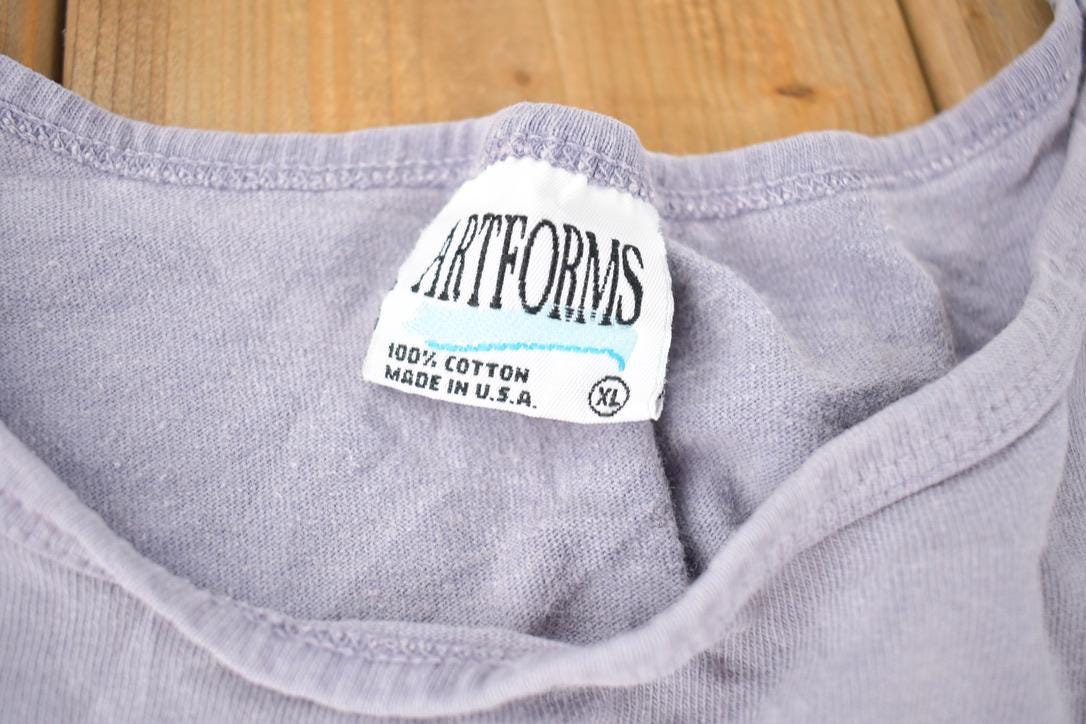 Vintage 1990s Palau Artforms Souvenir Travel Tank Top Made In USA