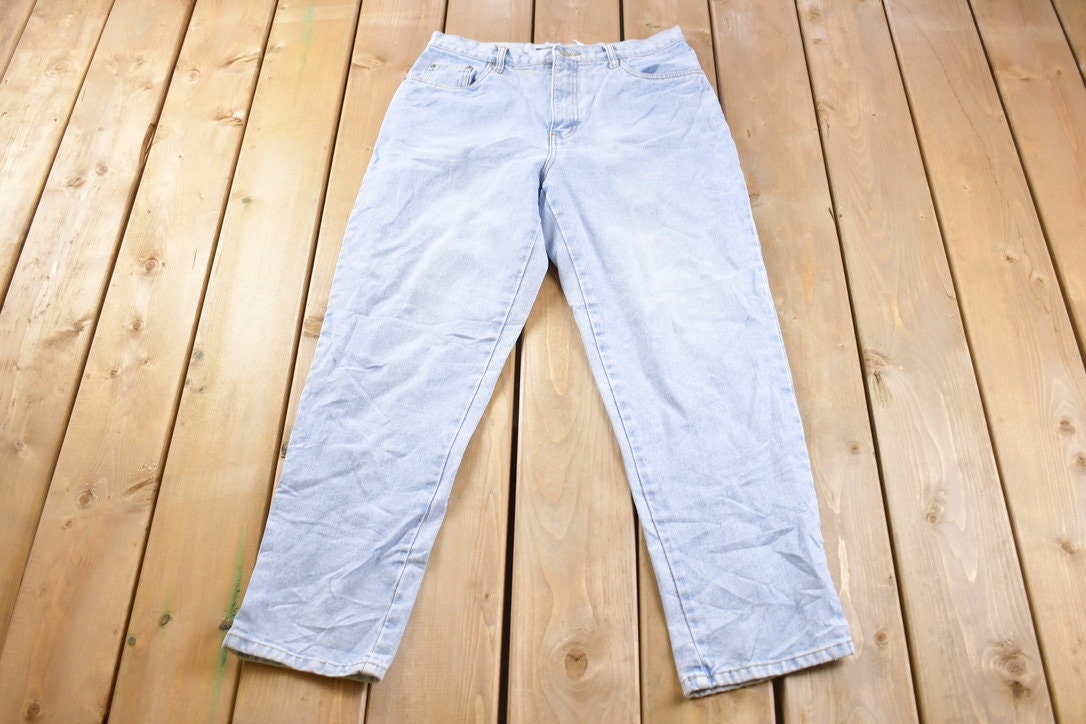 Vintage 1990s Light Wash Bill Blass Jeans Size 31 x 28