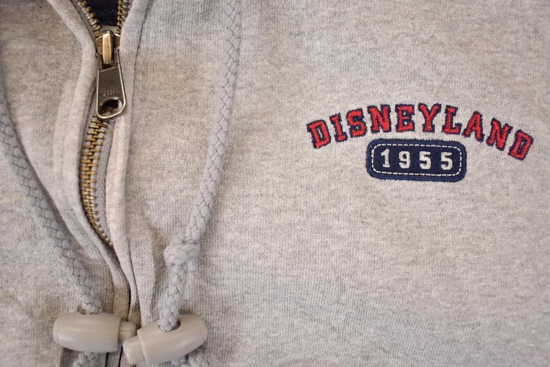 Vintage 1990s Disneyland Full Zip Hoodie Sweater Women's XL