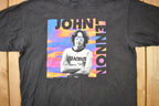 Vintage 1997 John Lennon Graphic Band T-Shirt Band Tee Single Stitch Made in USA