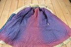 Vintage 1970s Fur Collar Suede Snap Button Women's Jacket