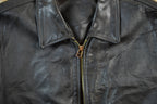 Vintage 1990s Leather Zip Up Lamb Skin Jacket