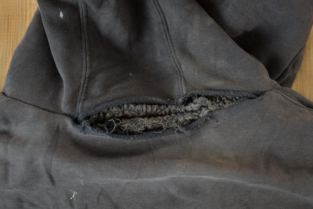 Vintage Distressed Carhartt Full Zip Fleece Lined Hoodie Sweatshirt