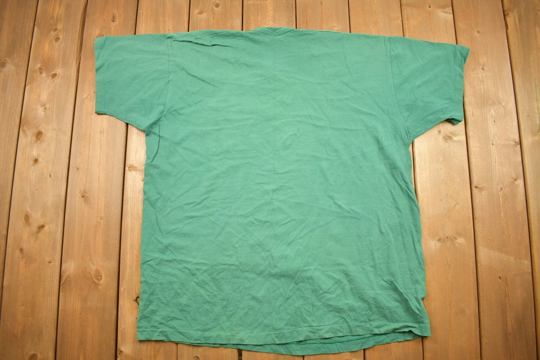 Vintage 1990s Blank Green T-Shirt