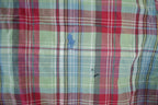 Vintage 1990s Ralph Lauren Checkered Short Sleeve Button Up Shirt
