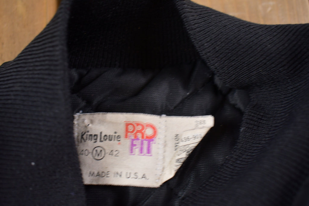 Vintage 1990s King Louis Pro Fit Satin Bomber Jacket