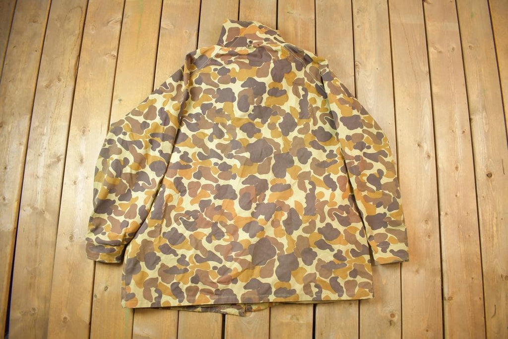 Vintage 1990S Mout'n Praire Duck Camo Parka Made In Korea