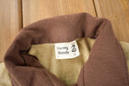 Vintage 1980s Harvey Woods Striped Polo Shirt Made In Canada