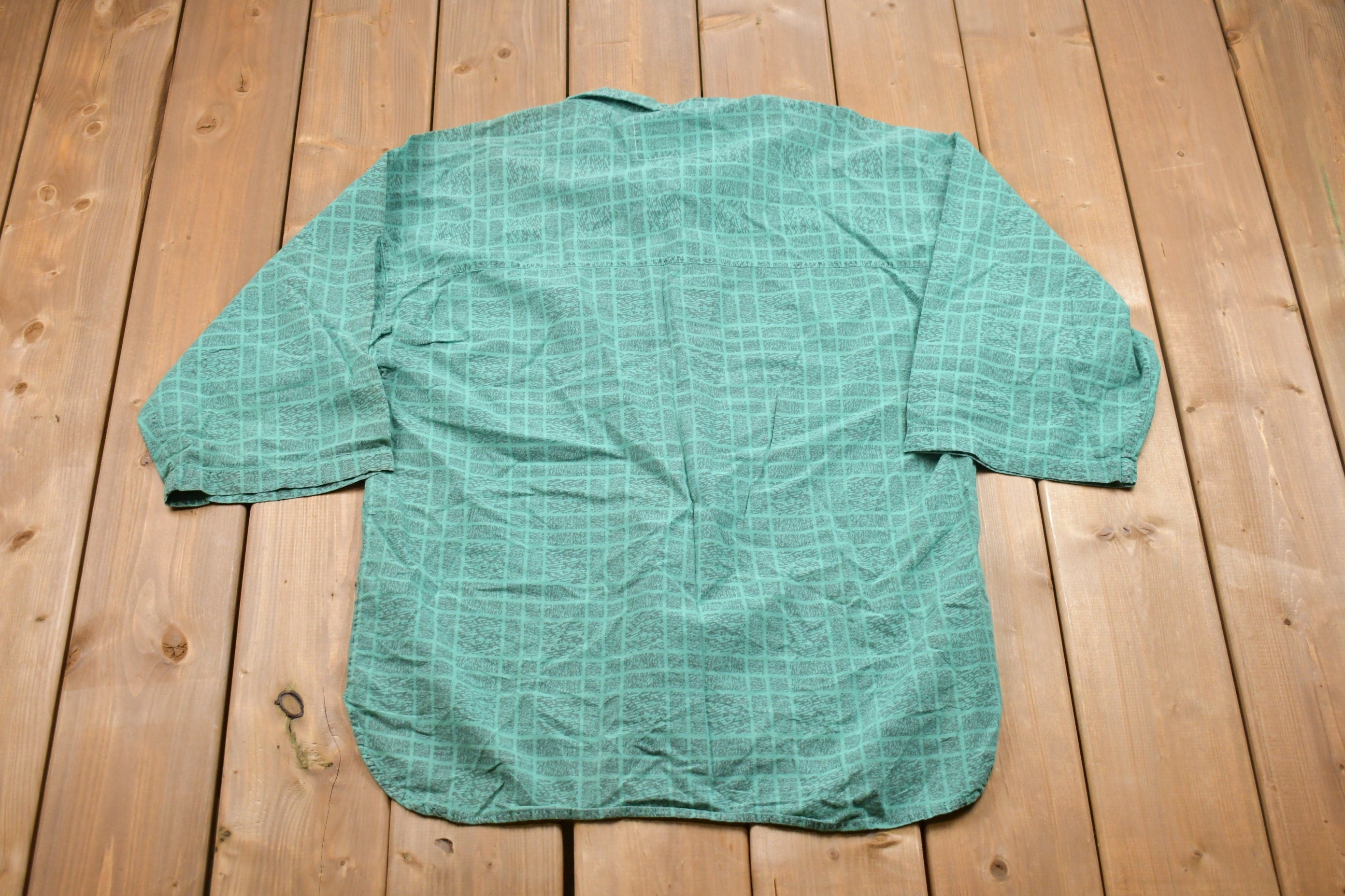 Vintage 1990s Shah Safari Button Up T-Shirt