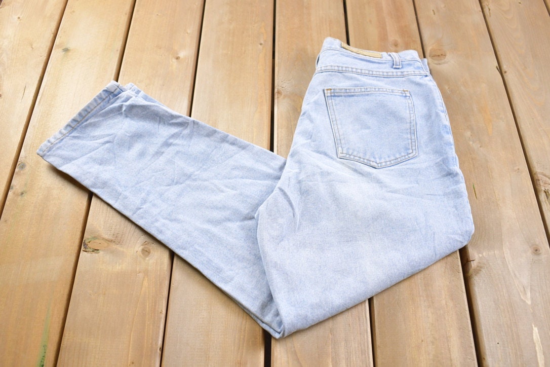 Vintage 1990s Light Wash Bill Blass Jeans Size 31 x 28