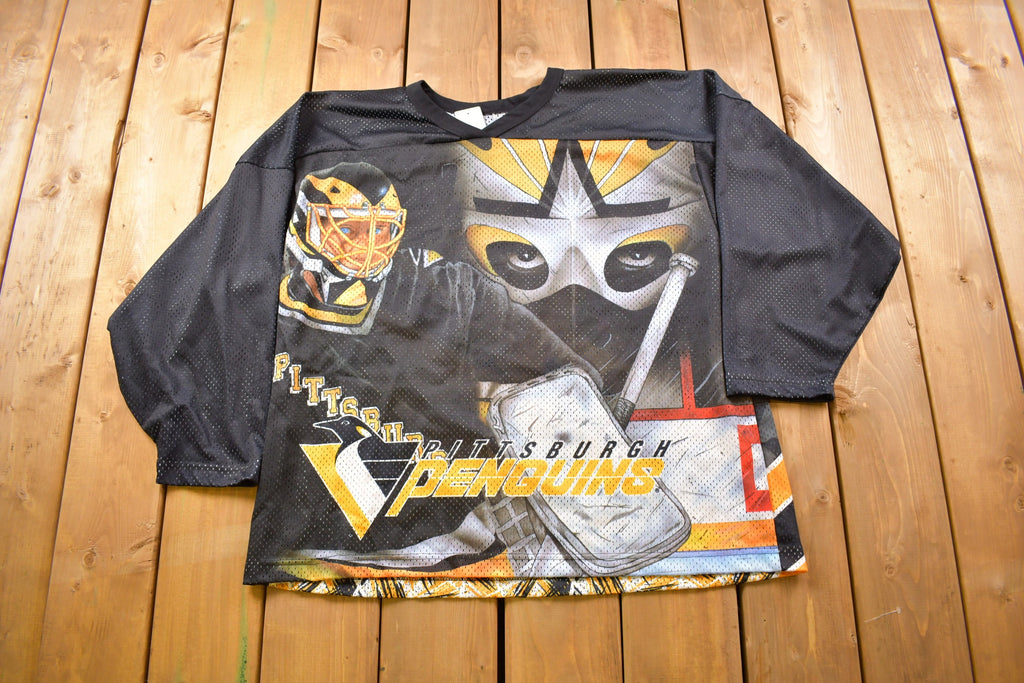 Vintage 1990s Pittsburgh Penguins NHL CCM Hockey Jersey
