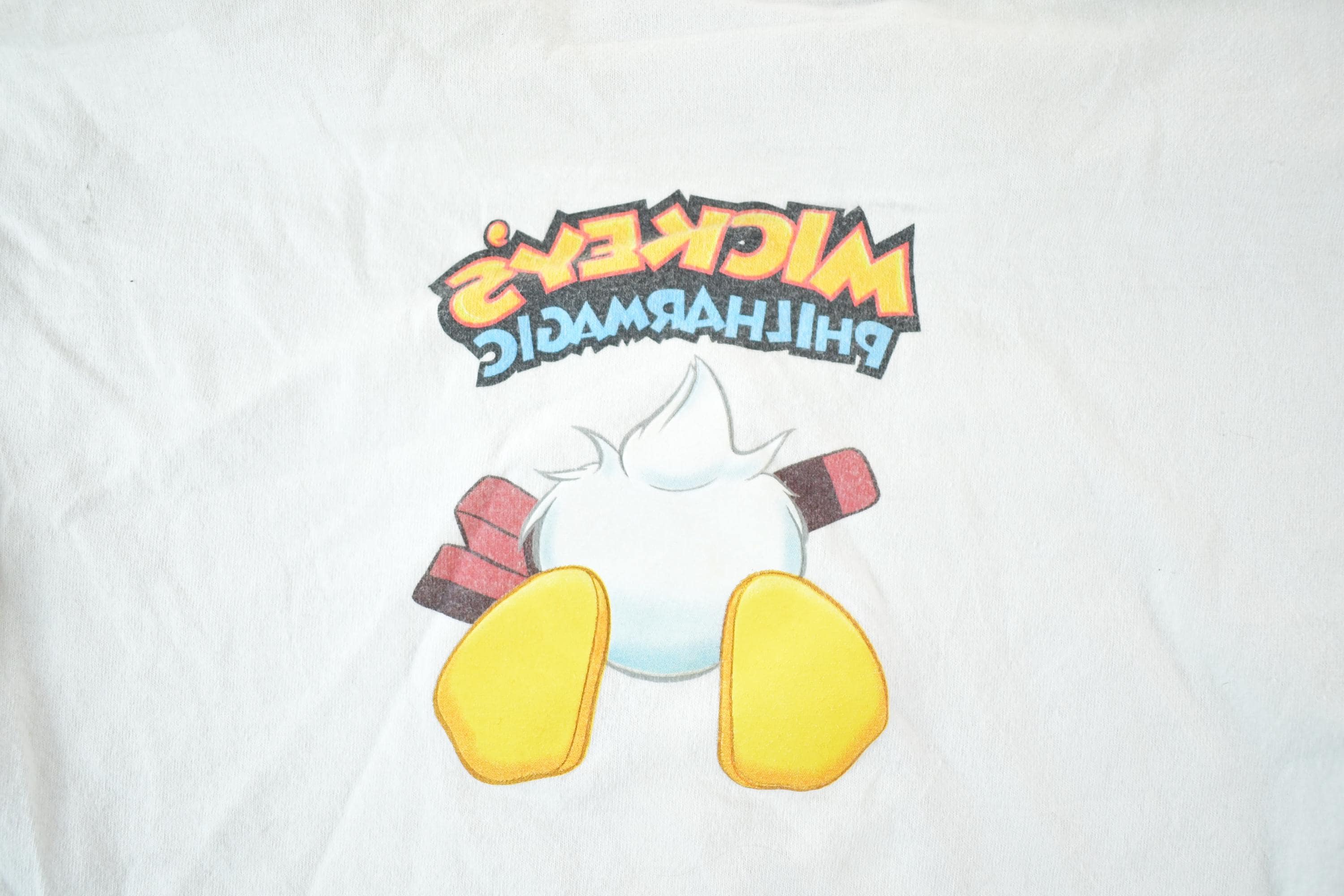 Vintage 1990s Walt Disney World Kid's Mickey's Philharmagic Disney Cartoon Promo T-Shirt Youth S