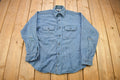 Vintage 1980s Five Brother Blank Button Up Shirt