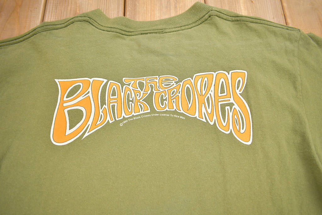 Vintage 1994 The Black Crows High Graphic Band T-Shirt