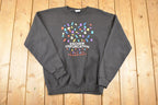 Vintage 1990s Eschew Obfuscation Graphic Print Crewneck Sweatshirt Mens L  Made In USA  90's Destination Sweater
